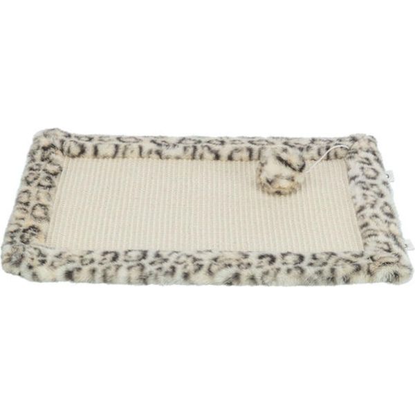 Graffiatoio Per Gatti Trixie Leo Crema Poliestere Sisal Eva 55 X 35 Cm Tappeto-image