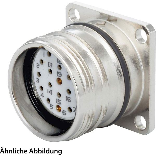 799913411K Hummel Set Incl. Contatti M23 Connettore Per Dispositivi Di Segnalazione, Inserto A Saldare Diritto A 9 Poli 1+8, Presa Con-image