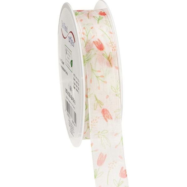 Nastro Regalo Con Motivo A Tulipano Per Decorazioni E Idee Creative-image