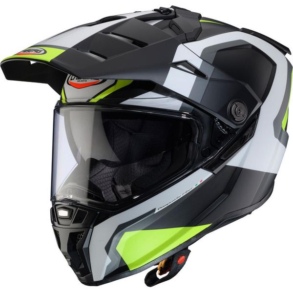 Casco Motocross Caberg Tanami Scram, Nero Opaco/Grigio/Giallo, 2XL (63/64)-image
