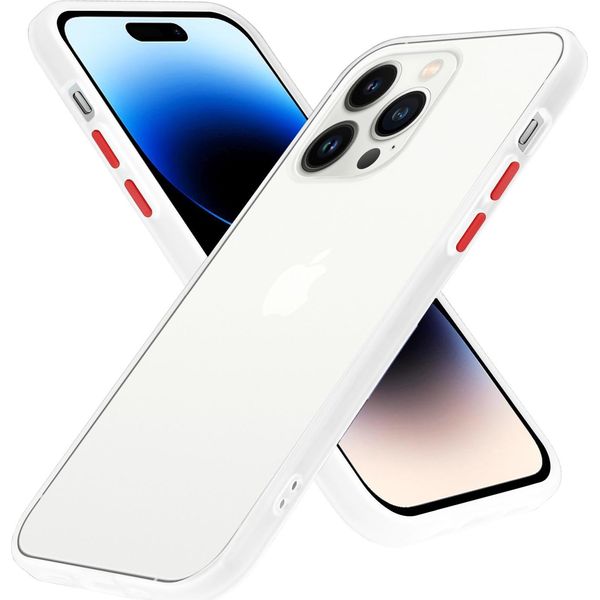 Custodia Cadorabo Per Apple Iphone 14 Pro Custodia Protettiva In Silicone Tpu Trasparente Custodia Per Telefono Cellulare Ibrida Custodia Protettiva-image