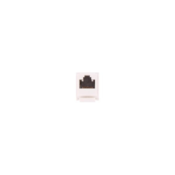 Presa Singola Per Computer RJ45 Cat.5E Bianca Mrj455E-image
