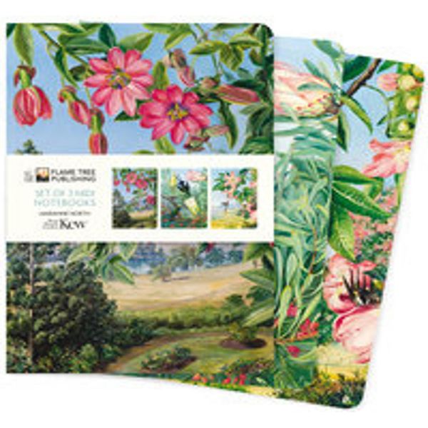 Kew Gardens: Marianne North Set Di 3 Quaderni Midi-image