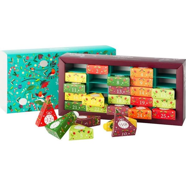 BRUST-ADVENTSKALENDER (Tees)Pyramiden (13 Geschmacksrichtungen) (25 X 2 G) 50 G - English Tea Shop(Saisonproduct)-image