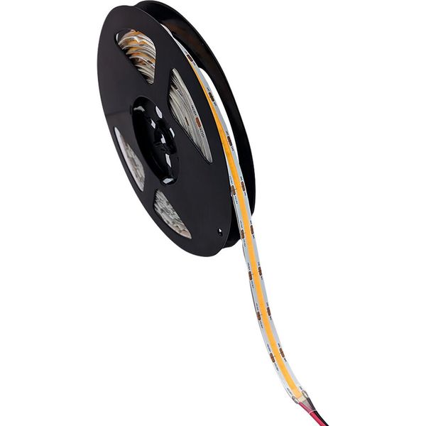 Striscia Led Cob 5 Metri 10W Per 1 Metro Colore Neutro 12V IP65 Kanlux 37233-image