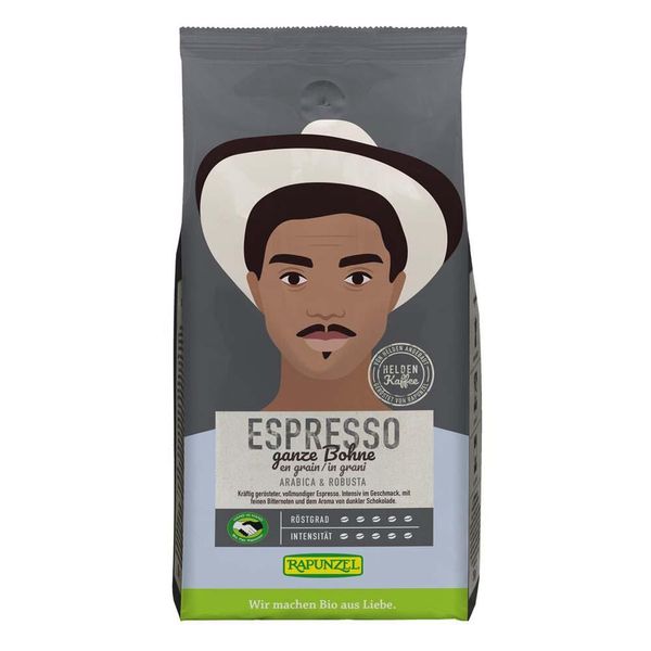 Kawa Ziarnista Arabica/Robusta Espresso Fair TRADE250 G - Rapunzel-image