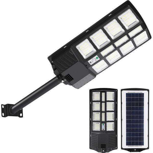 Izrielar 400 Led 2X Lampade Solari Per Esterno Rilevatore Di Movimento IP67 Lampada Solare Lampada Solare 400W Impermeabile Parete Luce Giardino Luci Giardino Luce Esterna-image