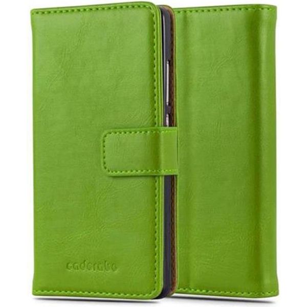 Cadorabo Cover Per Huawei P8 Lite 2015 Cover Protettiva In Verde Cellulare Cover Libro Caso-image
