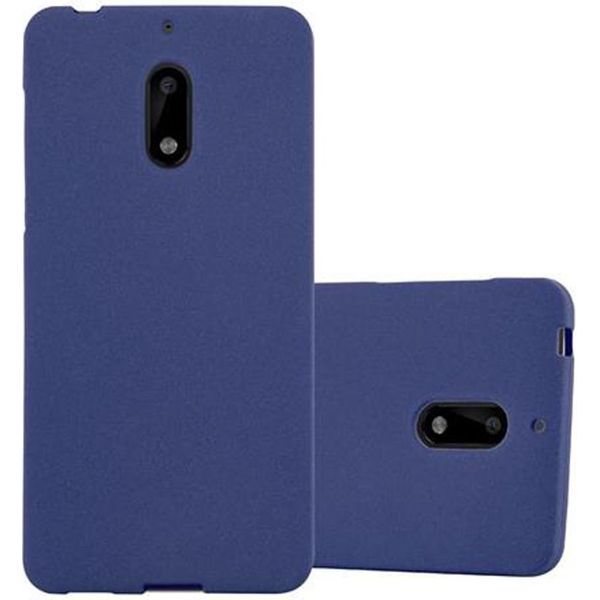 Cadorabo Custodia Protettiva Per Nokia 6 2017 Cover In Blu Custodia Per Cellulare Tpu Etui Cover Case-image