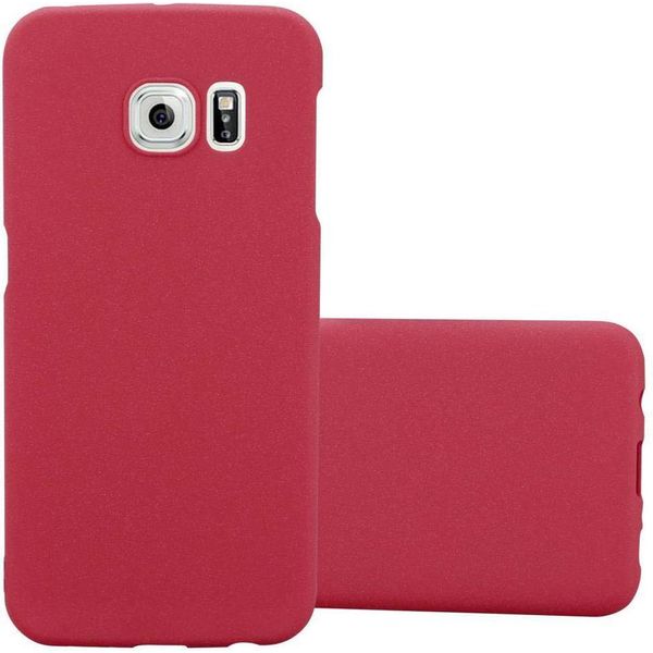 Cadorabo Custodia Protettiva Per Samsung Galaxy S6 Edge Custodia In Rosso Custodia Rigida Per Telefono Cellulare Cover-image