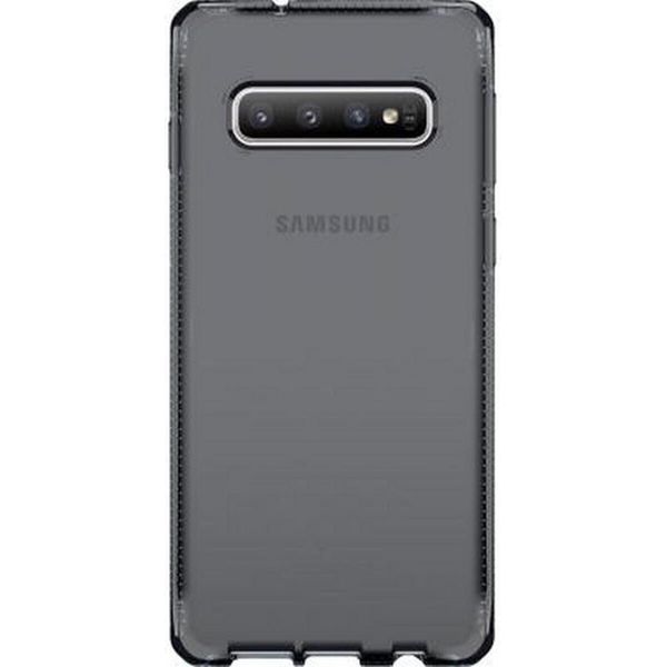 Itskins, Custodia Protettiva Per Samsung Galaxy S10 Plus, Rinforzata, Spectrum Clear, Nero Trasparente-image