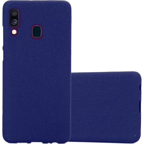 Cadorabo Custodia Protettiva Per Samsung Galaxy A40 Custodia In Blu Telefono Cellulare Tpu Etui Cover Case-image