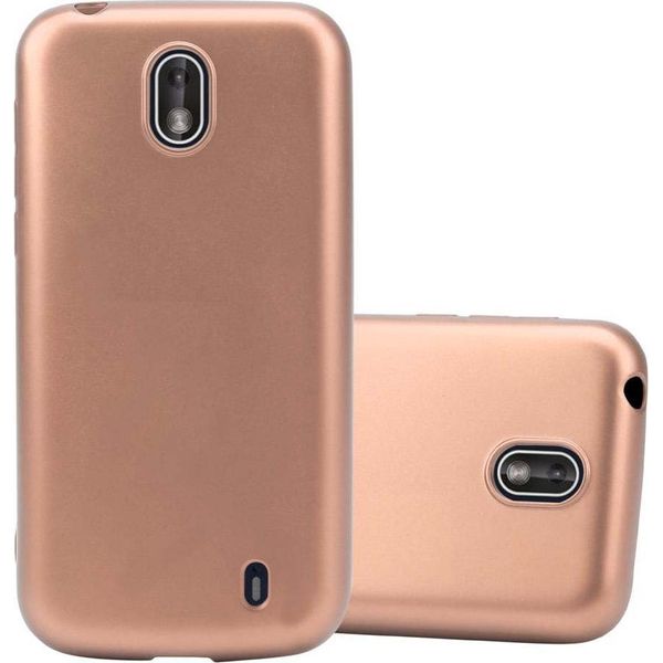 Cadorabo Custodia Protettiva Per Nokia 1 2018 Cover In Rosa Custodia Per Telefono Cellulare Tpu Custodia In Silicone Cover Case-image