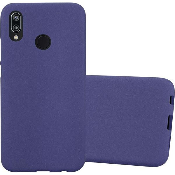 Cadorabo Custodia Protettiva Per Huawei P20 Lite 2018 / Nova 3E Custodia In Blu Custodia Per Cellulare Tpu Etui Cover Case-image