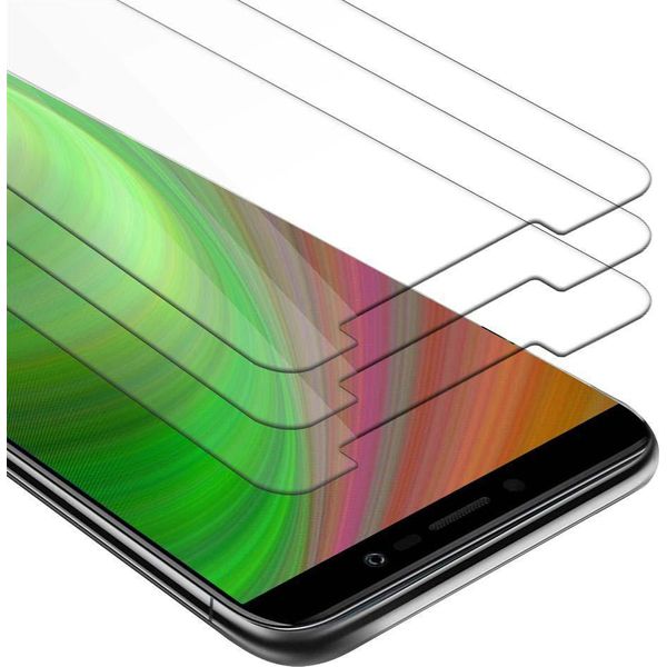 Cadorabo 3X Proteggi Schermo Blindato Per Wiko Y60 In Vetro Temperato Trasparente-image