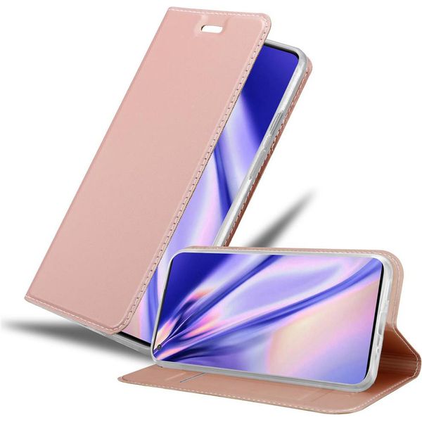 Cadorabo Custodia Per Cellulare Per Oneplus 8 Pro Custodia Protettiva In Rosa Cover Etui Book Case Booklet-image