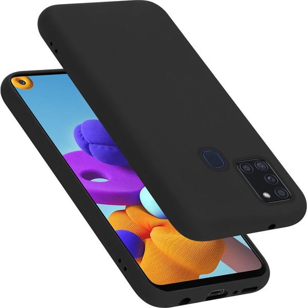 Cadorabo Custodia Protettiva Per Samsung Galaxy A21S Custodia In Nero Telefono Cellulare Case Cover Tpu Etui-image
