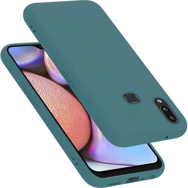 Cadorabo Custodia Protettiva Per Samsung Galaxy A10S / M01S Custodia In Verde Telefono Cellulare Case Cover Tpu Etui-image