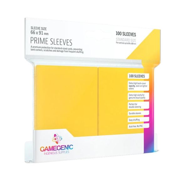 Gamegenic - Manicotti Prime Di Dimensioni Standard (100) Gelb-image