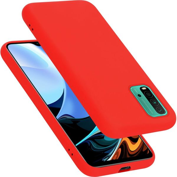Cadorabo Custodia Protettiva Per Xiaomi Redmi 9T / Poco M3 Custodia In Rosso Telefono Cellulare Custodia Cover Tpu Etui-image