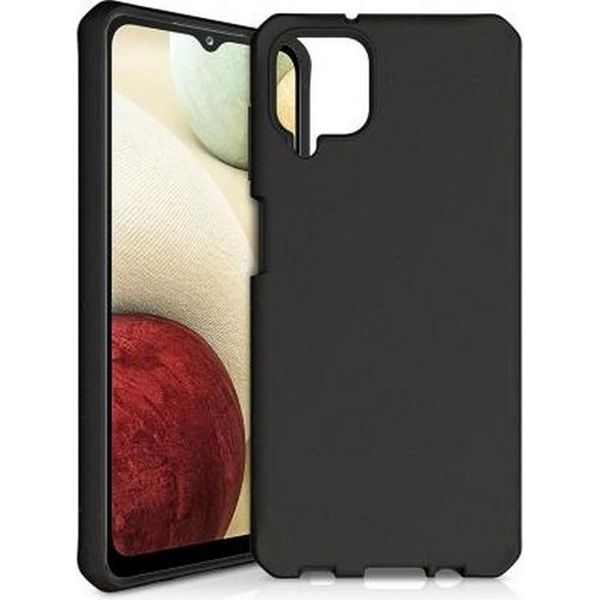 Itskins, Custodia Protettiva Per Samsung Galaxy A12, Rinforzata, Feroniaterra, Nero-image