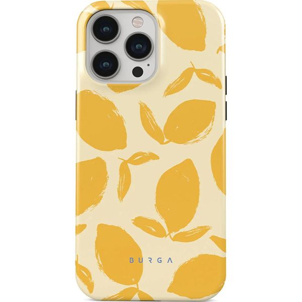 Burga, Custodia Per Iphone 14 Pro Max Modello Resistente Agli Urti Lemon Tart, Giallo-image