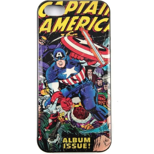 Capitan America - Custodia Per Cellulare "Retro"", Fumetto NS5801 (Taglia Unica) (A Colori)"-image