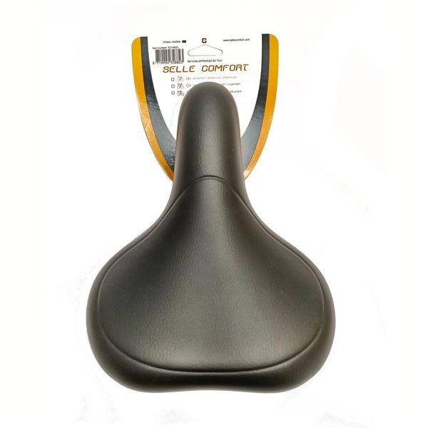 Ks Selle Comfort Sella E-Bike Con Impugnatura Nera Senza Imbragatura-image