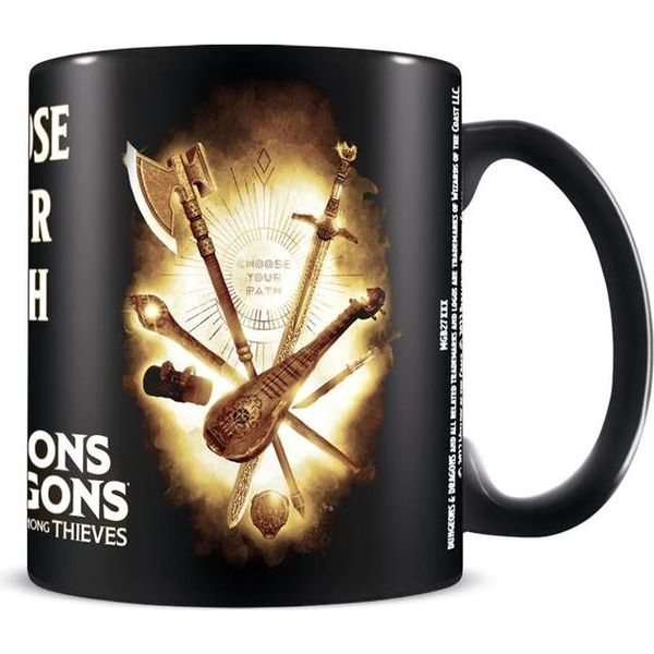Dungeons & Dragons - Tazza Da Caffè "Scegli Il Tuo Cammino"" PM5981 (Taglia Unica) (Nero)"-image