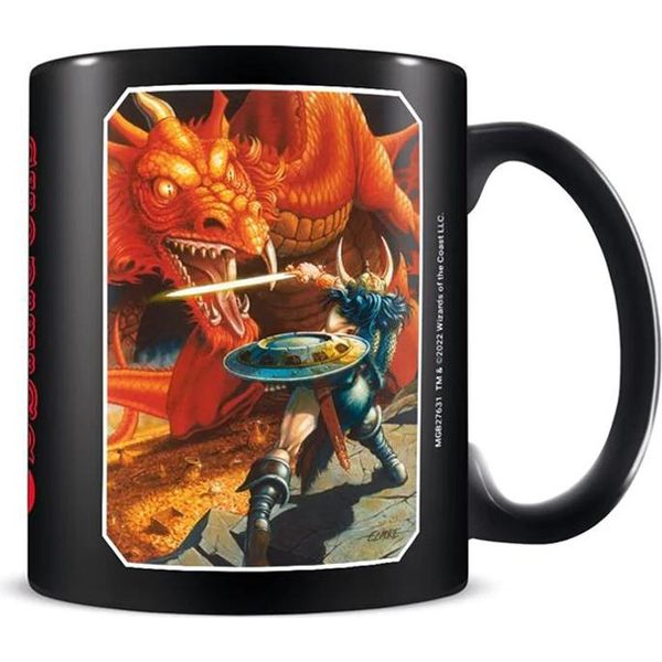 Dungeons & Dragons - Tazza Da Caffè PM5896 (Taglia Unica) (Nero/Arancio/Rosso)-image