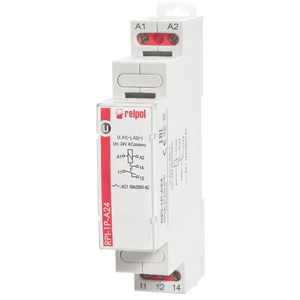Relè Elettromagnetico 1P 16A 24V Ac Agsno2 RPI-1P-A24 863358-image