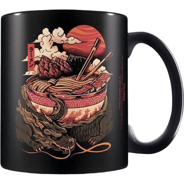 Ilustrata - Tazza Da Caffè "Dragons Ramen"" PM7345 (Taglia Unica) (Nero)"-image
