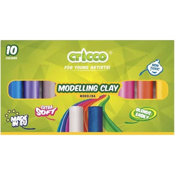 Argilla Da Modellare 10 Colori Cricco-image