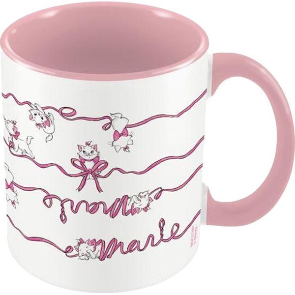 Gli Aristogatti - Tazza Da Caffè PM9252 (Taglia Unica) (Bianco/Rosa)-image