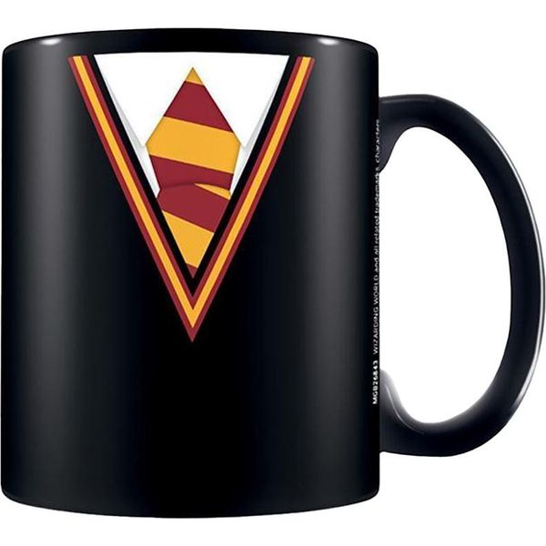 Harry Potter - Tazza Da Caffè, Uniforme Di Grifondoro PM11145 (Taglia Unica) (Nero)-image