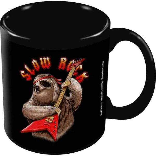 Threadless - Tazza Da Caffè "Slow Rock"" PM11347 (Taglia Unica) (Nero)"-image