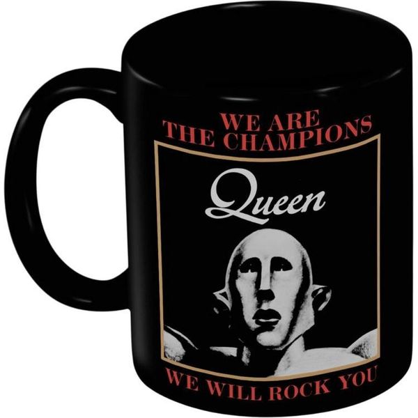 Queen - Tazza Da Caffè, Robot, 325 Ml PM12222 (12 Cm X 8,7 Cm X 10,5 Cm) (Nero)-image
