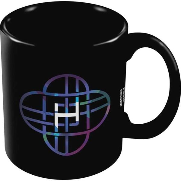 K-Pop Demon Hunters - Tazza Da Caffè, Logo, Huntr/X PM12503 (Taglia Unica) (Nero)-image