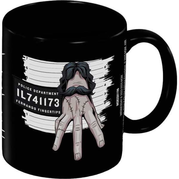Wednesday - Tazza Da Caffè "Fernando Fingertips"" PM12368 (Taglia Unica) (Nero)"-image