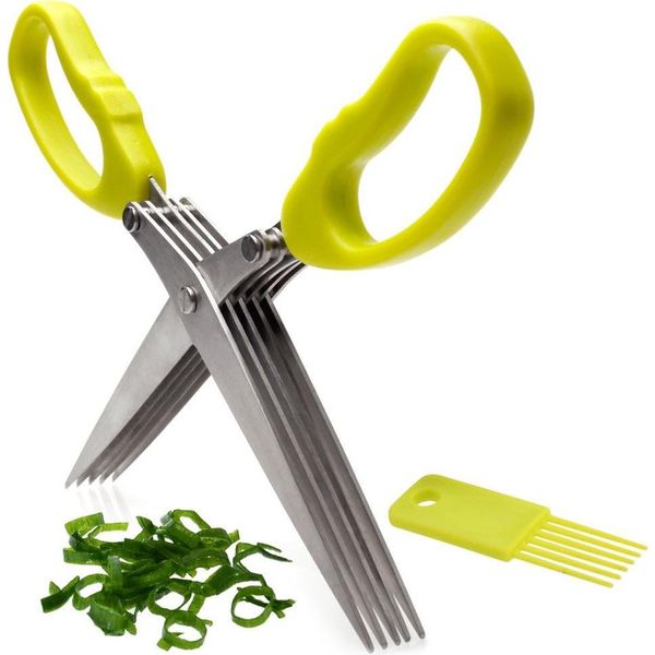 Forbici Per Erbe Aromatiche Forbici Da Cucina Per Tagliare Erba Cipollina Prezzemolo Aneto-image