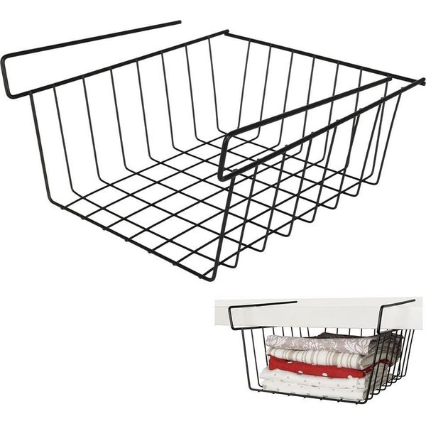 Cestino Sospeso Per Scaffale, Armadio, Organizer, Cucina, Scaffale Da Bagno-image