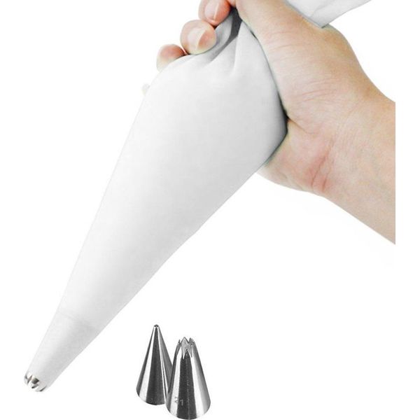 Sac à Poche In Silicone Con Beccucci, Beccucci Per Decorazioni Di Torte-image