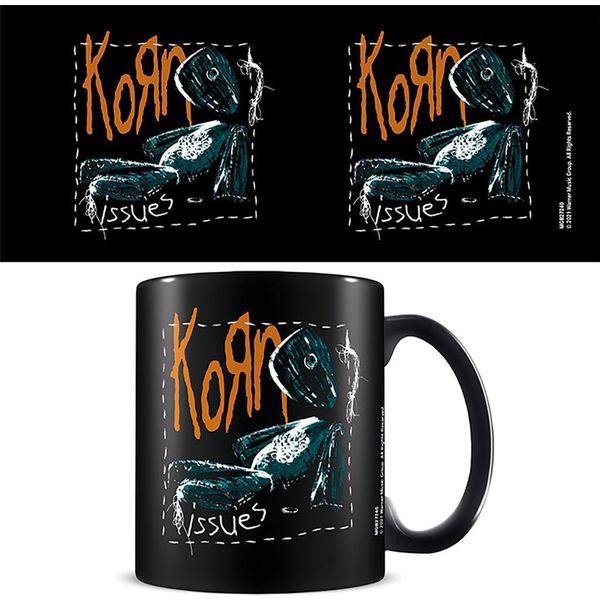 Korn - Tazza Da Caffè "Issues"" PM9091 (Taglia Unica) (Nero/Arancio/Verde)"-image