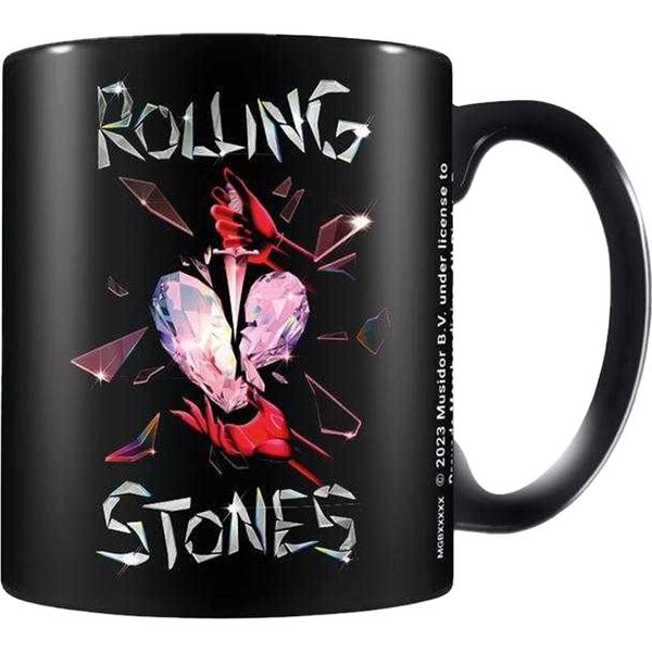 The Rolling Stones - Tazza Da Caffè "Hackney Diamonds"", 325Ml PM12908 (Taglia Unica) (Nero/Colore)"-image