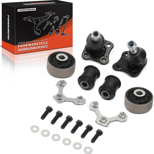 Frankberg 6X Set Di Bracci Oscillanti Asse Anteriore Sinistro Destro Per Vw Golf Bora 1J New Beetle Audi A3 8L Skoda Seat-image