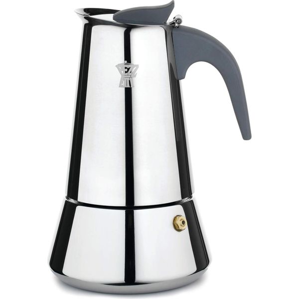Caffettiera Espresso Pezzetti Steelexpress 6 Tazze Induzione Acciaio Inox-image