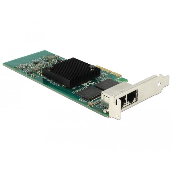 Scheda Pci Express Delock > 2 X Gigabit Lan - Adattatore Di Rete - Pcie 2.1 X4 A Basso Profilo - Gigabit Ethernet X 2-image