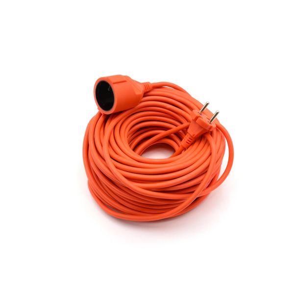 Cavo Di Prolunga Da Giardino 10M - 1 Presa, 230V, IP20, 10A, 900W (Arrotolato) / 2300W (Non Arrotolato) - Robusto E Resistente Alle Intemperie Per Uso Esterno.-image