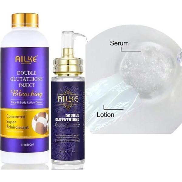 Crema Illuminante, Pelle Più Luminosa, Riduzione Delle Macchie Scure, Glutatione 2 In 1-image