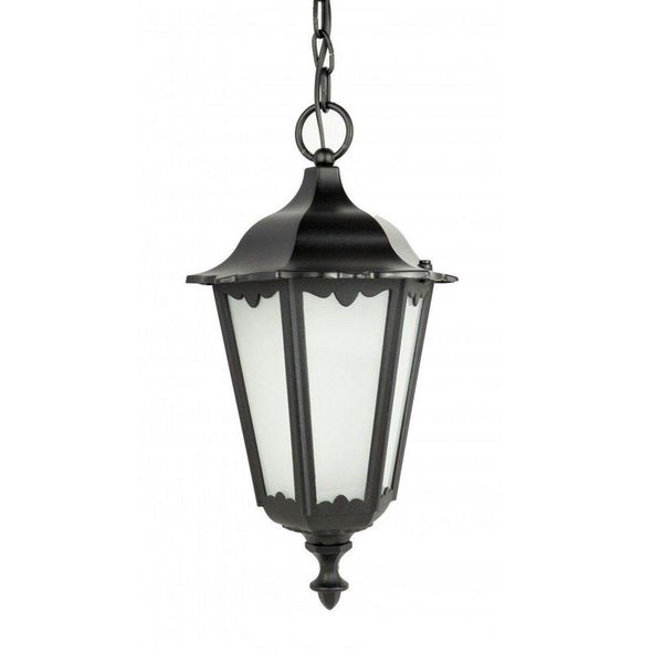 Lampada A Sospensione Per Esterni Con Diametro Di 24 Cm 1Xe27 Nero IP43 SU-MA Retro K 1018/1/D-image